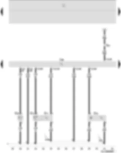 Wiring Diagram  SEAT IBIZA 2009 - Coolant temperature sender - Hall sender - intake manifold pressure sender - 4TV injection system control unit