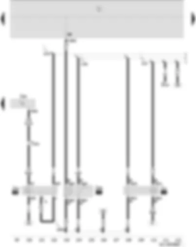Wiring Diagram  SEAT IBIZA 2008 - Fuel pump relay - fuel supply relay - terminal 30 voltage supply relay - 4HV control unit