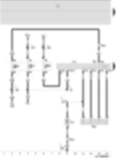 Wiring Diagram  SEAT IBIZA 2009 - Fresh air blower switch - fresh air blower series resistor with overheating fuse - fresh air blower - air conditioning system control unit