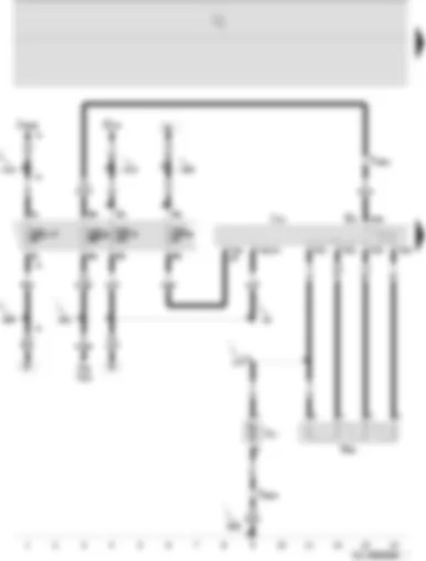Wiring Diagram  SEAT IBIZA 2007 - Fresh air blower switch - fresh air blower series resistor with overheating fuse - fresh air blower - air conditioning system control unit