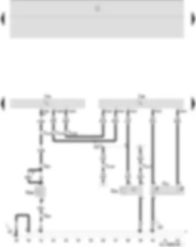 Wiring Diagram  SEAT IBIZA 2007 - Radiator fan thermal switch - inner temperature sensor - high pressure sender - air conditioning system control unit - air conditioner compressor regulating valve