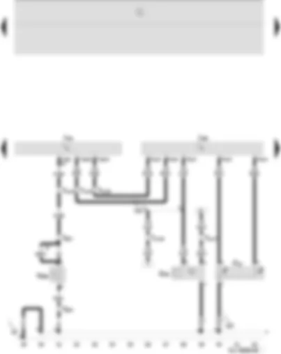 Wiring Diagram  SEAT IBIZA 2009 - Radiator fan thermal switch - inner temperature sensor - high pressure sender - air conditioning system control unit - air conditioner compressor regulating valve