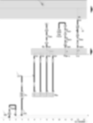 Wiring Diagram  SEAT IBIZA 2009 - Fresh air blower switch - fresh air blower series resistor with overheating fuse - fresh air blower