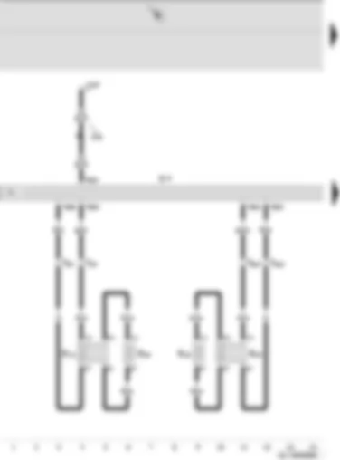 Wiring Diagram  SEAT IBIZA 2008 - Front right treble loudspeaker - front left treble loudspeaker - front right bass loudspeaker - front left bass loudspeaker - radio