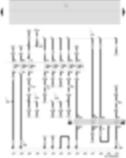 Wiring Diagram  SEAT IBIZA 2007 - Fuses - fuel pump relay - diesel direct injection system relay