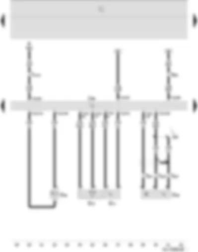 Wiring Diagram  SEAT IBIZA 2007 - Engine speed sender - intake manifold pressure sender - coolant temperature sender - diesel direct injection system control unit