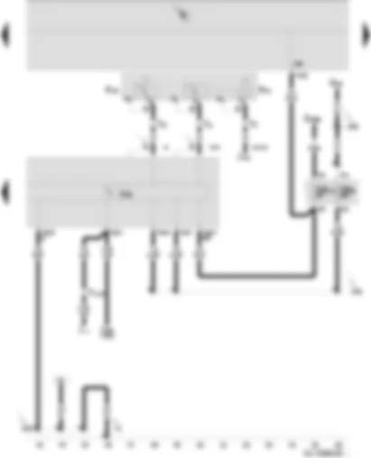 Wiring Diagram  SEAT IBIZA 2008 - Navigation system aerial - radio and telephone aerial - control unit with display for radio and navigation system