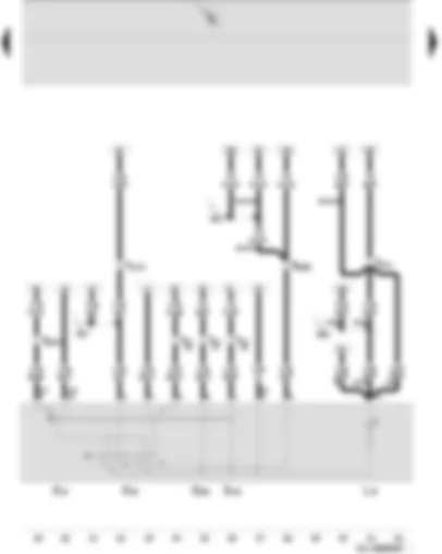 Wiring Diagram  SEAT IBIZA 2009 - Fold-in mirror switch - mirror adjustment switch - exterior mirror heater button