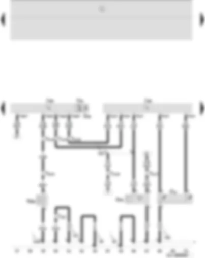 Wiring Diagram  SEAT IBIZA 2009 - Radiator fan thermal switch - inner temperature sensor - high pressure sender - temperature sensor blower - Climatronic control unit