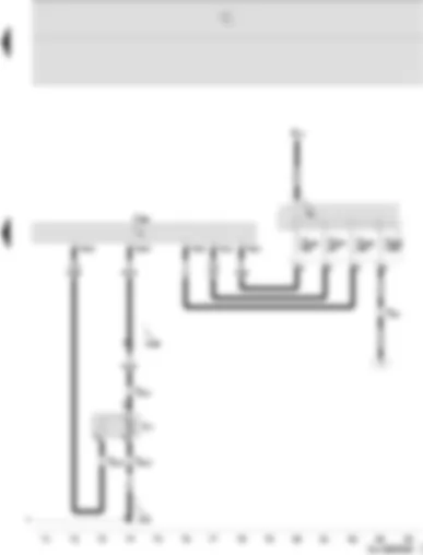 Wiring Diagram  SEAT IBIZA 2009 - Radiator fan control unit - radiator fan