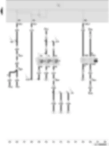 Wiring Diagram  SEAT IBIZA 2008 - Fuses - starter inhibitor relay
