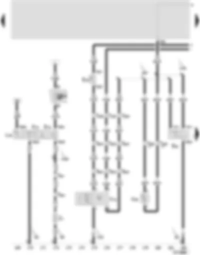 Wiring Diagram  SEAT IBIZA 2001 - Heated rear window switch - rear window wiper switch - windscreen and rear window washer pump - rear window wiper motor - heated rear window