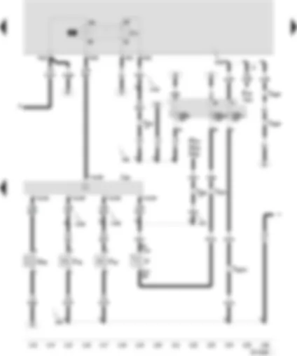 Wiring Diagram  SEAT IBIZA 2001 - Simos control unit - brake light switch - clutch pedal switch - brake pedal switch