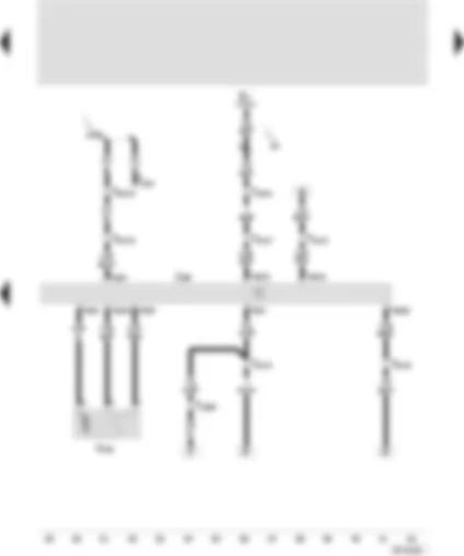 Wiring Diagram  SEAT IBIZA 2001 - Control unit for Climatronic - fresh/recirculating air flap positioning motor - lighting switch