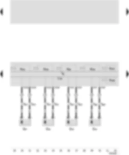 Wiring Diagram  SEAT IBIZA 2001 - ABS/EDL/TCS/ESP control unit - wheel speed sensor front right - wheel speed sensor rear left