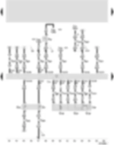 Wiring Diagram  SEAT IBIZA 2001 - Control unit for Simos - throttle valve control unit - coolant temperature sender