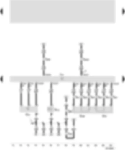 Wiring Diagram  SEAT IBIZA 2001 - Simos control unit - air flow meter - accelerator position sender