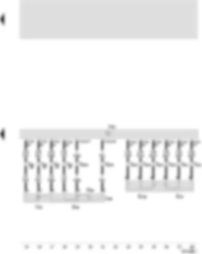 Wiring Diagram  SEAT IBIZA 2001 - Motronic control unit - accelerator position sender - throttle valve control unit