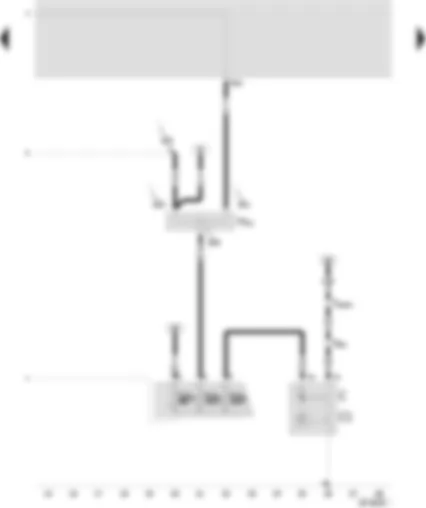 Wiring Diagram  SEAT IBIZA 2001 - Alternator - voltage regulator - terminal 30 junction box