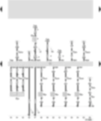 Wiring Diagram  SEAT IBIZA 2000 - Marelli 1AV control unit (injection system) - knock sensor 1 - injector-cylinder 1 - injector-cylinder 2 - injector-cylinder 3 - injector-cylinder 4
