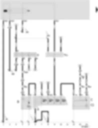Wiring Diagram  SEAT IBIZA 2000 - Battery - starter - alternator - voltage regulator - ignition/starter switch - X contact relief relay - terminal 30 junction box