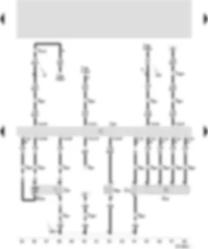 Wiring Diagram  SEAT IBIZA 2001 - Marelli 4LV control unit (injection system) - lambda probe - lambda probe after catalyst - activated charcoal filter system solenoid valve 1