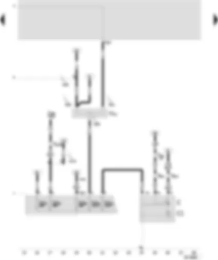 Wiring Diagram  SEAT IBIZA 2001 - Alternator - voltage regulator - terminal 30 junction box