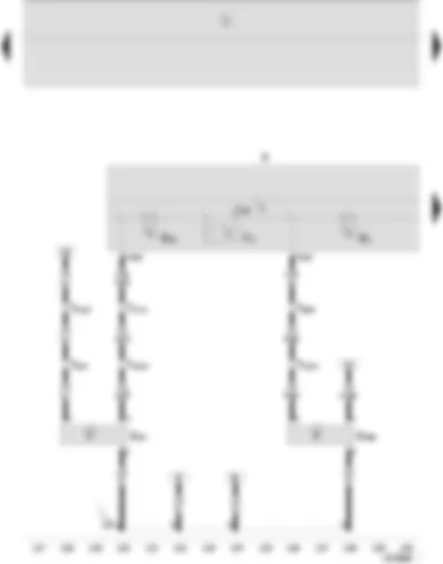 Wiring Diagram  SEAT IBIZA 2002 - Dash panel insert - control unit with warning lamps on the instrument panel - speedometer sender - oil level/temperature sender