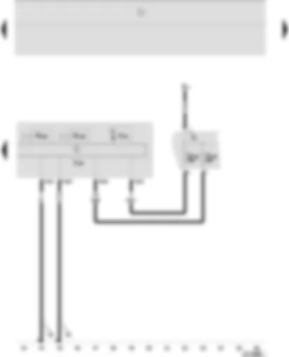 Wiring Diagram  SEAT IBIZA 2002 - Control unit for ABS with EDS - ABS hydraulic pump - differential lock valve 1 - differential lock valve 2