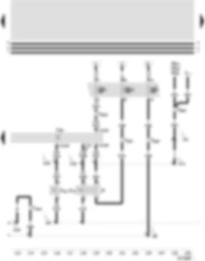 Wiring Diagram  SEAT IBIZA 2001 - Control unit for Motronic - clutch pedal switch - brake light switch - GRA/direct diesel injection system brake pedal switch