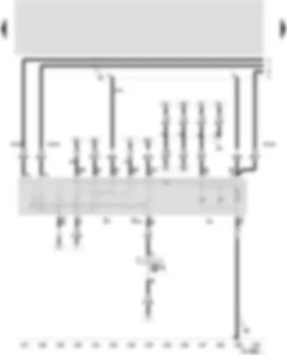 Wiring Diagram  SEAT IBIZA 2002 - Lighting switch - rear fog light switch - light switch illumination