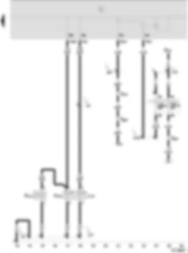 Wiring Diagram  SEAT IBIZA 2002 - Selector lever position P/N warning lamp - selector lever lock solenoid - selector lever display illumination