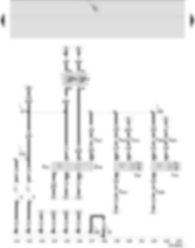 Wiring Diagram  SEAT IBIZA 2002 - Switches and instruments - lighting control - headlight range control adjuster - headlight range control motor - left - headlight range control motor - right