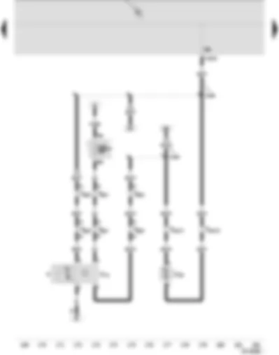 Wiring Diagram  SEAT IBIZA 2002 - Rear window wiper motor - windscreen and rear window washer pump