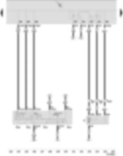 Wiring Diagram  SEAT IBIZA 2002 - Intermittent wiper switch - intermittent wiper control - rear wiper switch - windscreen wiper motor