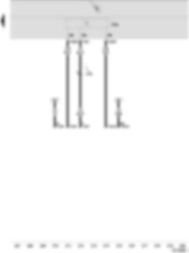Wiring Diagram  SEAT IBIZA 2002 - Connector for diagnosis connection
