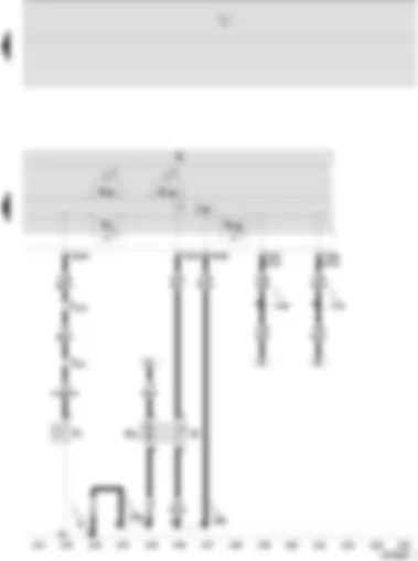 Wiring Diagram  SEAT IBIZA 2002 - Dash panel insert - control unit with display in dash panel insert - fuel gauge sender - fuel pump - oil pressure switch