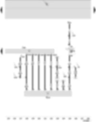 Wiring Diagram  SEAT IBIZA 2002 - Convenience system central control unit - interior monitoring sensor