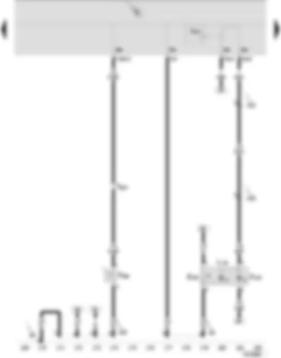 Wiring Diagram  SEAT IBIZA 2002 - Interior monitoring deactivation switch - bonnet contact switch - interior monitoring warning lamp