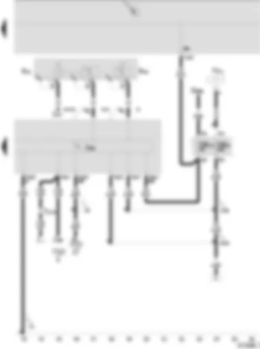 Wiring Diagram  SEAT IBIZA 2002 - Control unit with display for radio and navigation - aerial - aerial amplifier