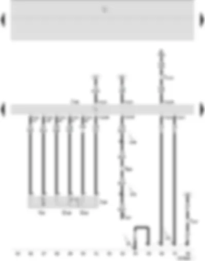 Wiring Diagram  SEAT IBIZA 2002 - 4MV control unit (injection system) - throttle valve control unit