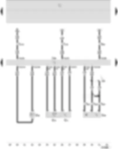 Wiring Diagram  SEAT IBIZA 2003 - Diesel direct injection system control unit - coolant temperature display sender - intake manifold pressure sender - engine speed sender