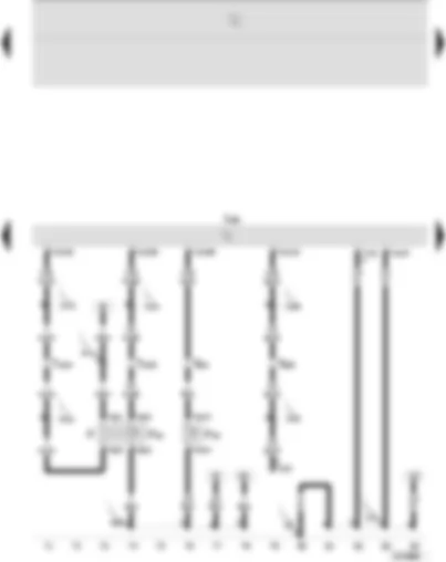 Wiring Diagram  SEAT IBIZA 2003 - Diesel direct injection system control unit - brake light switch - clutch pedal switch