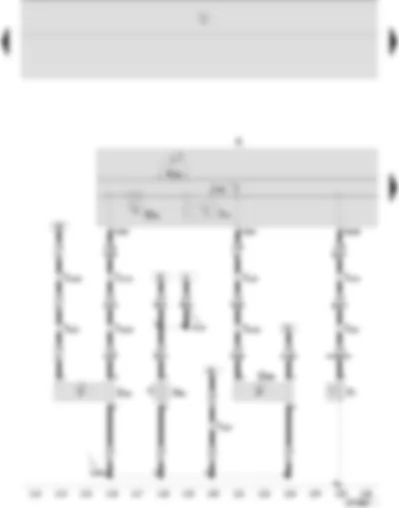 Wiring Diagram  SEAT IBIZA 2003 - Dash panel insert - control unit with display in dash panel insert - speedometer sender - oil level/oil temperature sender - oil pressure switch