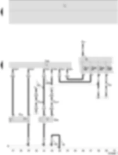 Wiring Diagram  SEAT IBIZA 2003 - Radiator fan control unit - radiator fan thermal switch - high pressure sender