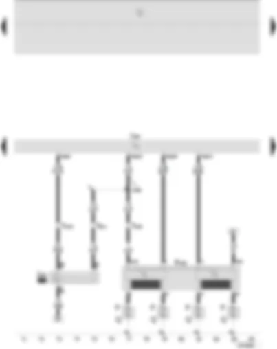 Wiring Diagram  SEAT IBIZA 2004 - Motronic control unit - Motronic current supply relay - ignition transformer - spark plugs - spark plug connector