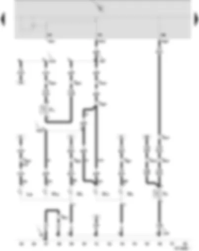 Wiring Diagram  SEAT IBIZA 2004 - Reversing light bulb - right - tail light bulb - right - tail light bulb - left - luggage compartment light switch - reversing light switch