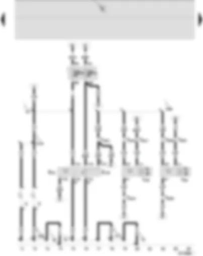 Wiring Diagram  SEAT IBIZA 2004 - Switches and instruments - lighting control - headlight range control adjuster - headlight range control motors left and right - number plate light