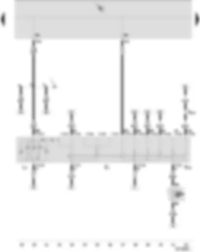 Wiring Diagram  SEAT IBIZA 2008 - Lighting switch - front and rear fog light switch