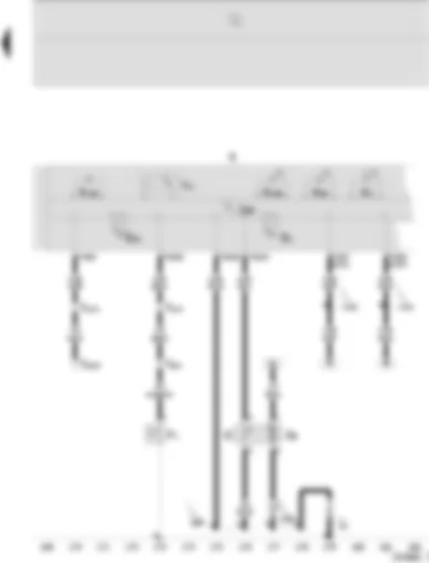 Wiring Diagram  SEAT IBIZA 2004 - Dash panel insert - control unit with display in dash panel insert - oil pressure switch - fuel gauge sender - fuel pump